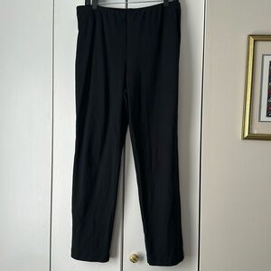 J jill Ponte Slim Leg Black pants, Size M